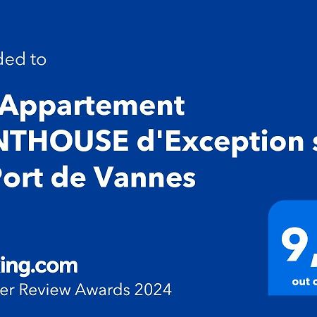 Un Appartement Penthouse D'Exception Sur Le Port De Vannes Ngoại thất bức ảnh